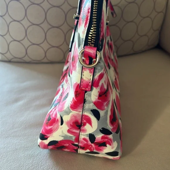 Kate Spade | Cedar street Maise Floral Pink and Black Handbag - Picture 4 of 11